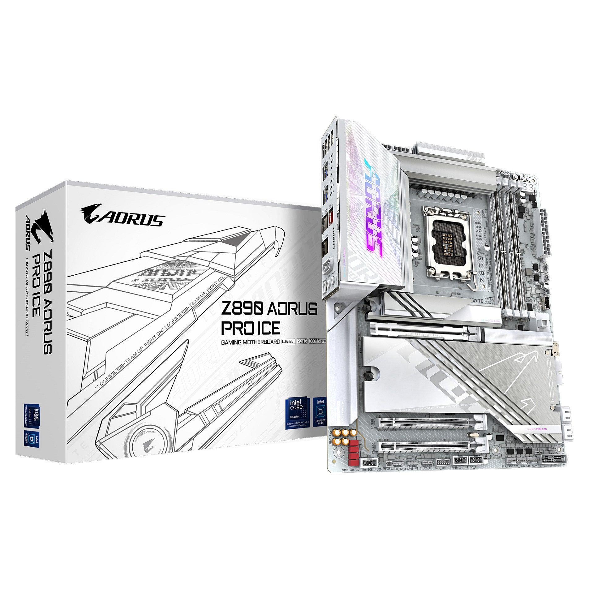 Motherboard Gigabyte GIGA Z890 AORUS PRO ICE S1851 / DDR5 / ATX - Gigabyte